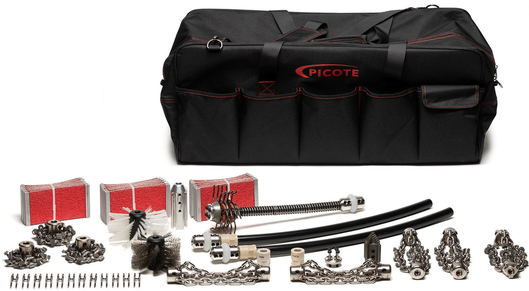 Picote Pro Cleaning Kit 4” - 3/8" Shaft