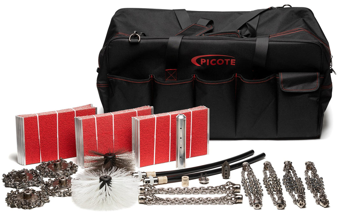 Picote Pro Cleaning Kit 8” - 3/8" Shaft