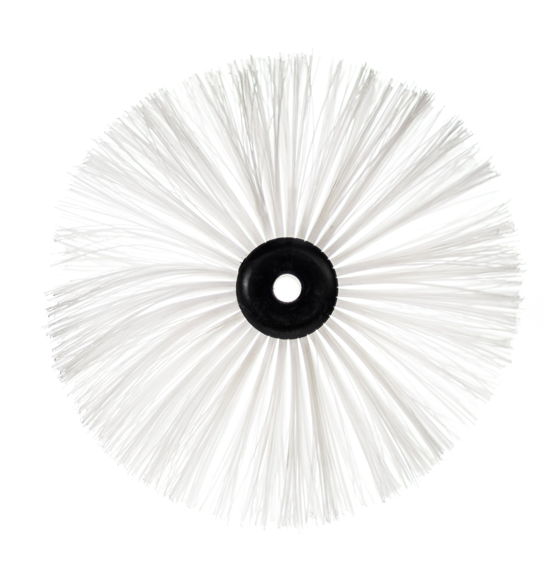 Coating/Cleaning Brush 10” for 8” Pipe - 3/8" Shaft