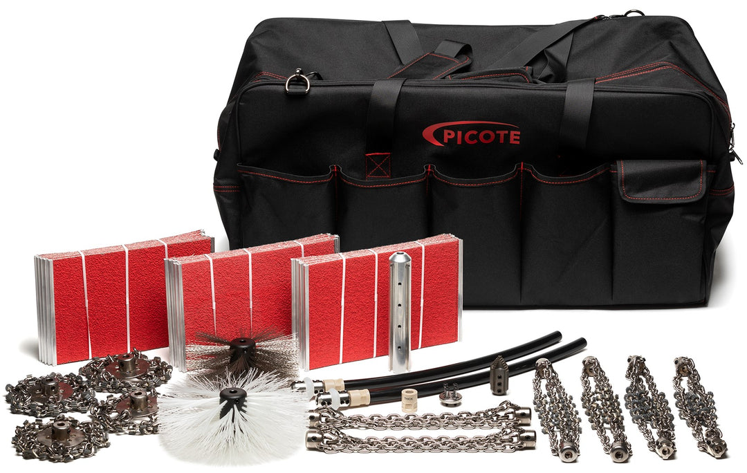 Picote Pro Cleaning Kit 8" - 1/2" Shaft