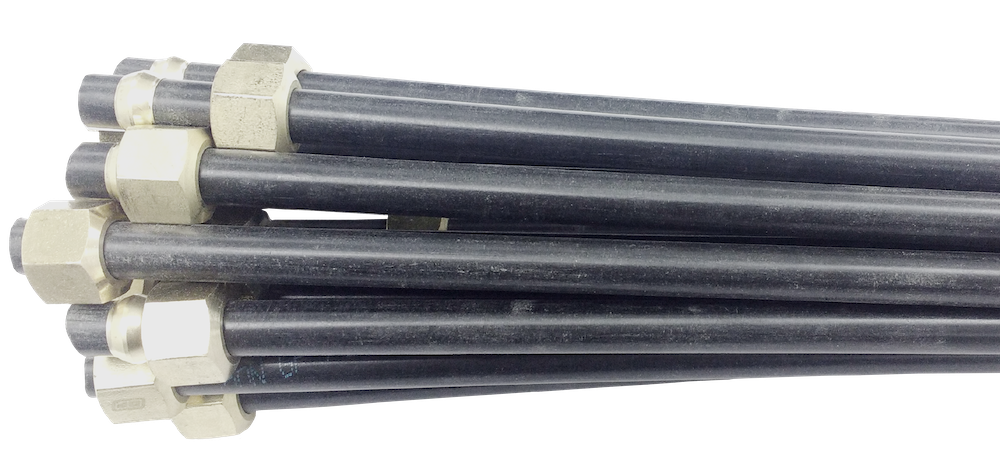 Black Push Rods (15 lengths, 5' each)