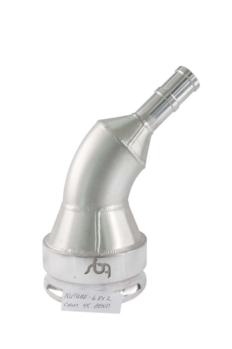 NuTube INVERSION HEAD 6" CAMLOCK ALU 45 BEND DN50 NuFlow