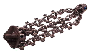 Express Drill Chain 4" w/Standard Carbide - 3/8" Shaft