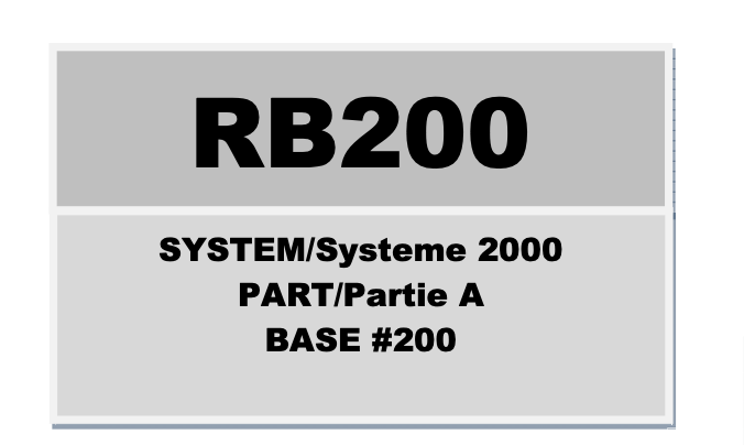 RB200 Part A